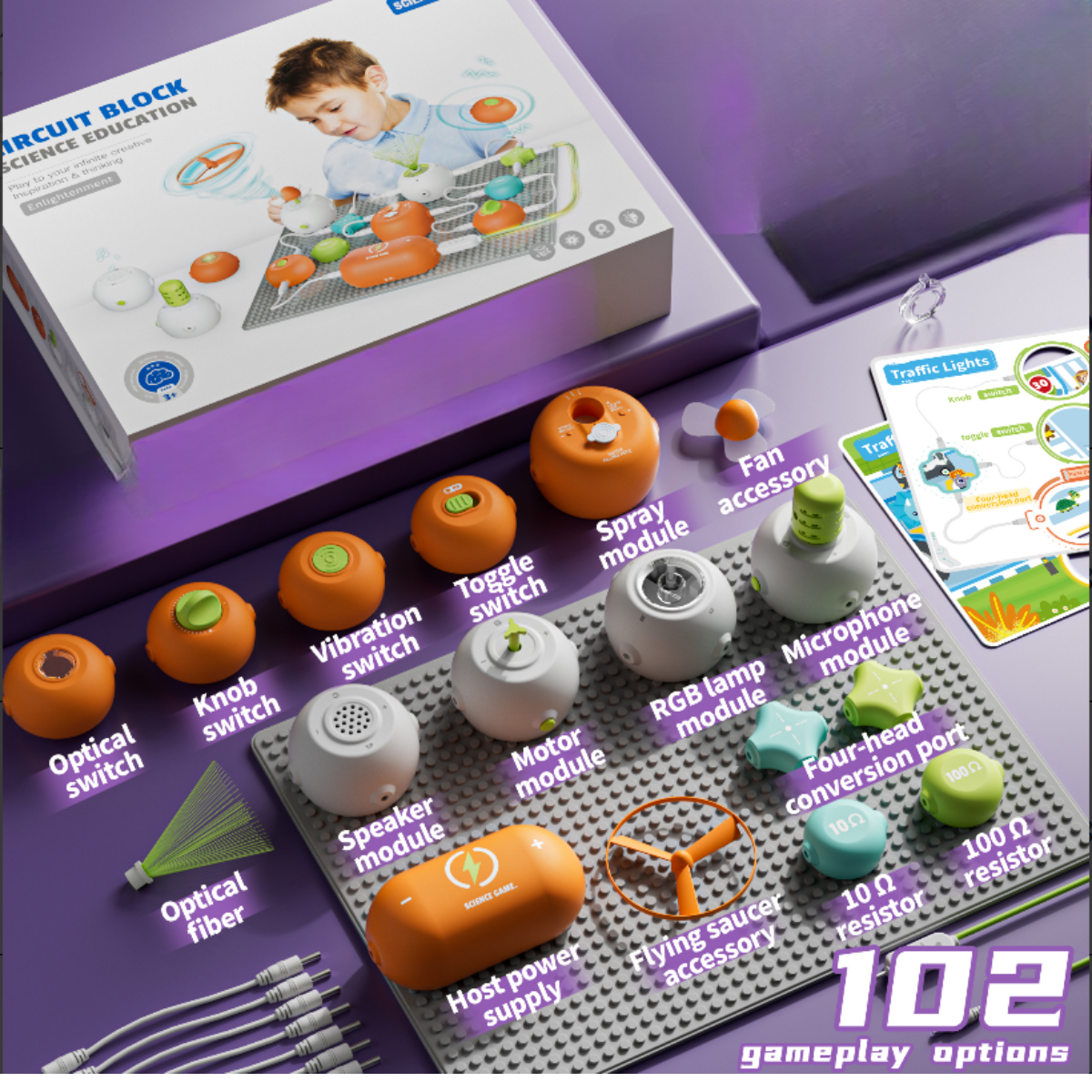 STEMWIRED Smart Circuit Discovery Kit | STEM Toy Kit | 102 Projects