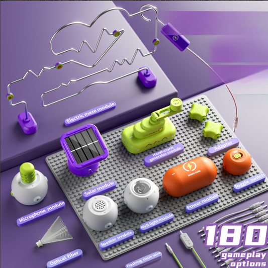 STEMWIRED Eco-Power Circuit Explorer | STEM Toy Kit | 180 Projects